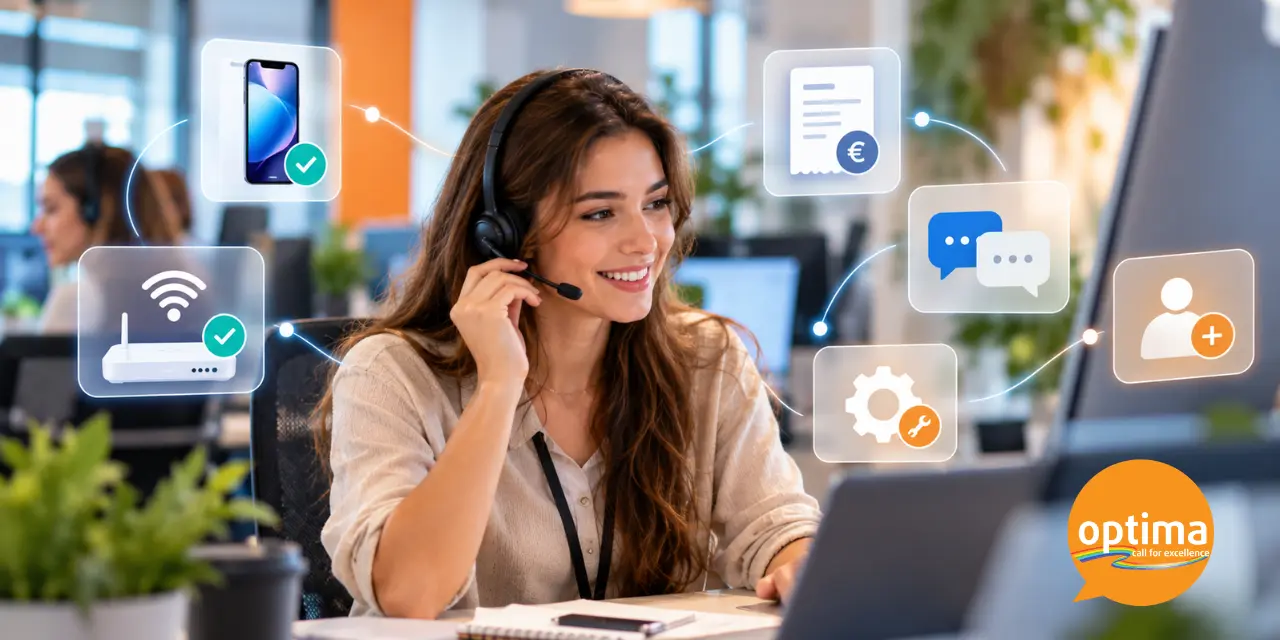 Connected customer support workspace